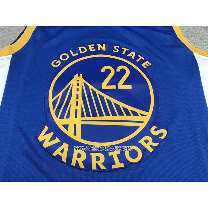 Andrew Wiggins NO 22 Camiseta Golden State Warriors Icon Azul